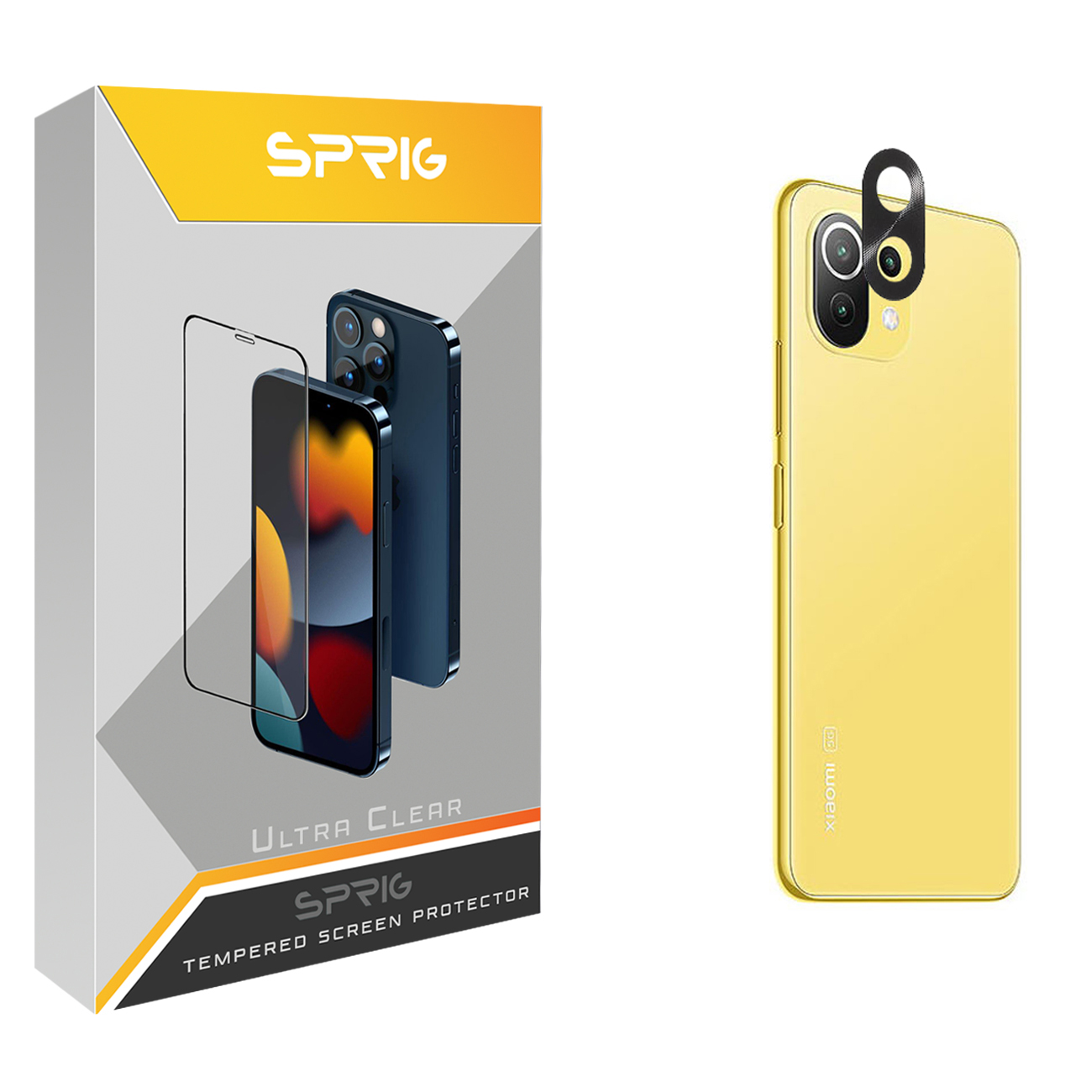 محافظ لنز دوربین اسپریگ مدل LNSP مناسب برای گوشی موبایل شیائومی Mi 11 Lite / 11 Lite 5G NE