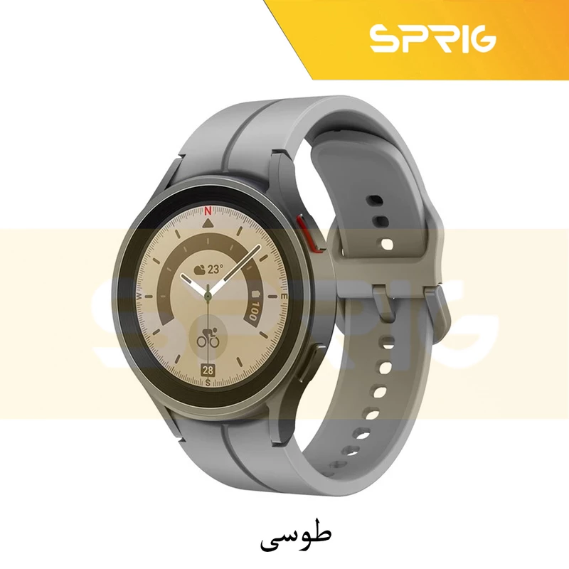 بند اسپریگ مدل Silic ORG مناسب برای ساعت هوشمند سامسونگ Galaxy Watch 5 Pro 45mm