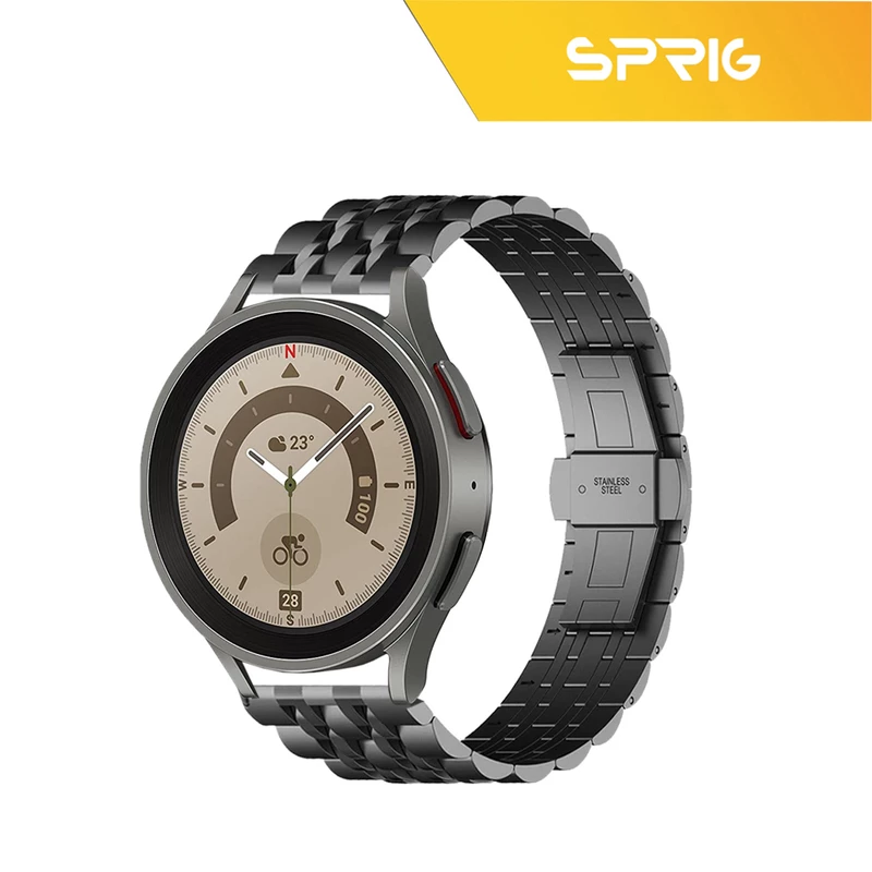 بند اسپریگ مدل 7Bid مناسب برای ساعت هوشمند سامسونگ Galaxy Watch Active 1 / Active 2 40mm / Active 2 44mm / Watch 3 size 41mm / Galaxy Watch 4 40mm / watch 4 42mm / watch 4 44mm / watch 4 46mm