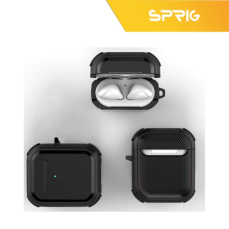 کاور اسپریگ مدل EggShell مناسب برای کیس اپل Airpod 1 / 2