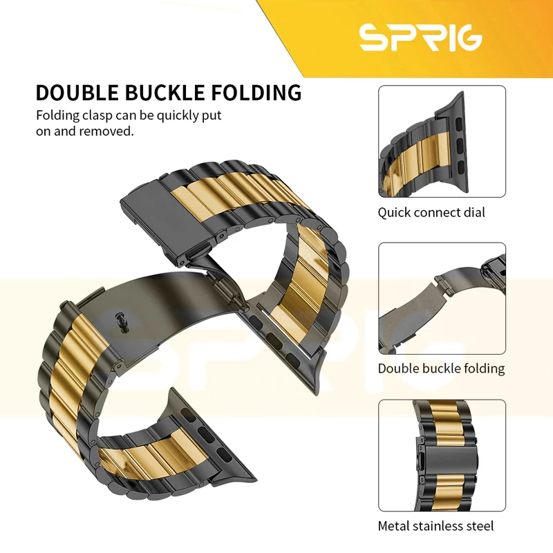 بند اسپریگ مدل 3Bead Dual BG مناسب برای اپل واچ Ultra / Ultra 2 49mm