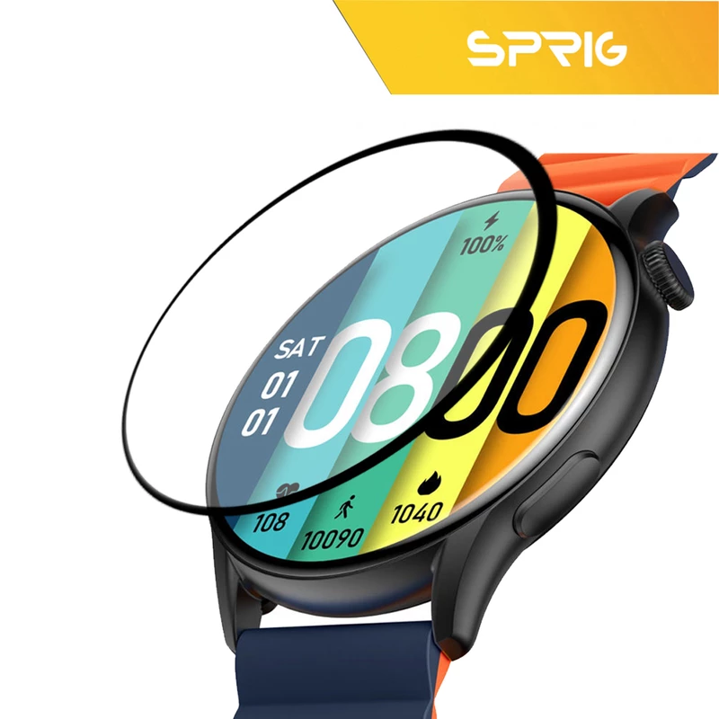 بند اسپریگ مدل Sic-22SP مناسب برای ساعت هوشمند شیائومی Kr Pro به همراه محافظ صفحه نمایش
