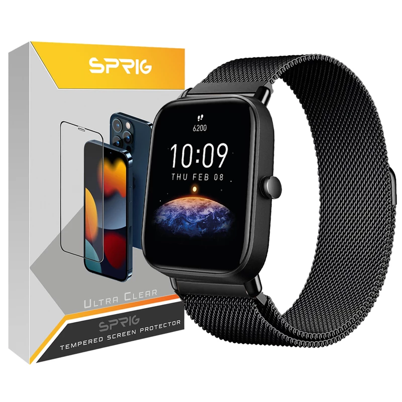 بند اسپریگ مدل Milanese مناسب برای ساعت هوشمند آمیزفیت Amazfit GTS 1 / GTS 2 / GTS 2 mini / GTS 2e / GTS 3 / GTS 4 / GTS 4 mini