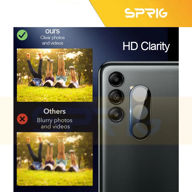 محافظ لنز دوربین اسپریگ مدل 3D SP مناسب برای گوشی موبایل سامسونگ Galaxy A35