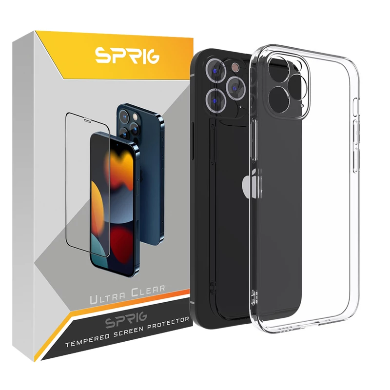 کاور اسپریگ مدل Clear مناسب برای گوشی موبایل اپل iPhone 12 Pro