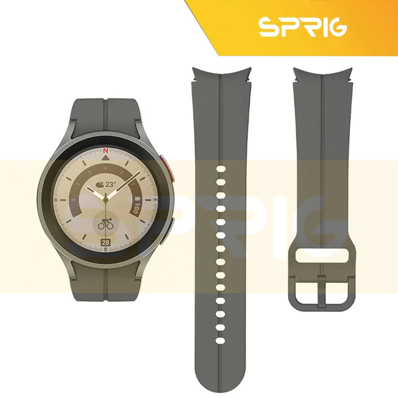 بند اسپریگ مدل Silic ORG مناسب برای ساعت هوشمند سامسونگ Galaxy Watch 4 40mm / Watch 5 40mm