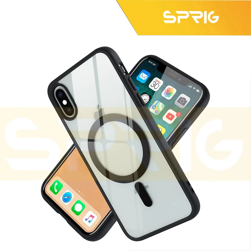 کاور اسپریگ مدل Clear RNG Magsafe مناسب برای گوشی موبایل اپل Iphone X / Xs