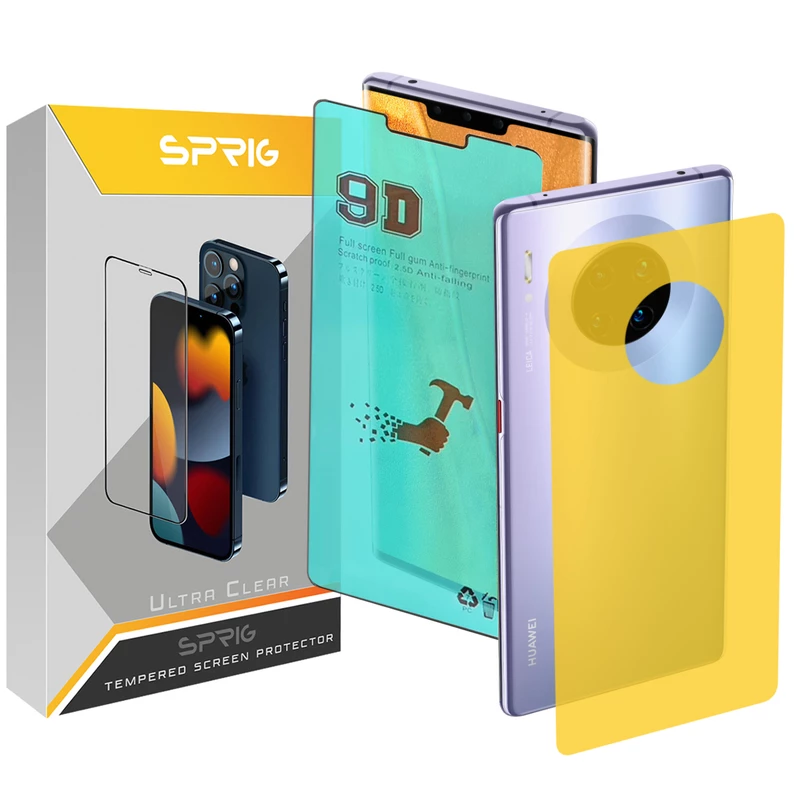 محافظ پشت گوشی اسپریگ مدل SPG-Ceramic مناسب برای گوشی موبایل هوآوی Mate 30 Pro به همراه محافظ صفحه نمایش
