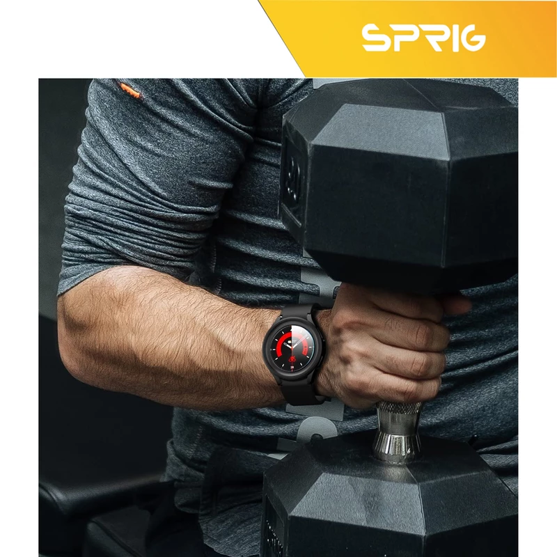 بند اسپریگ مدل Swatch مناسب برای ساعت هوشمند سامسونگ Galaxy Watch 4 44mm به همراه کاور