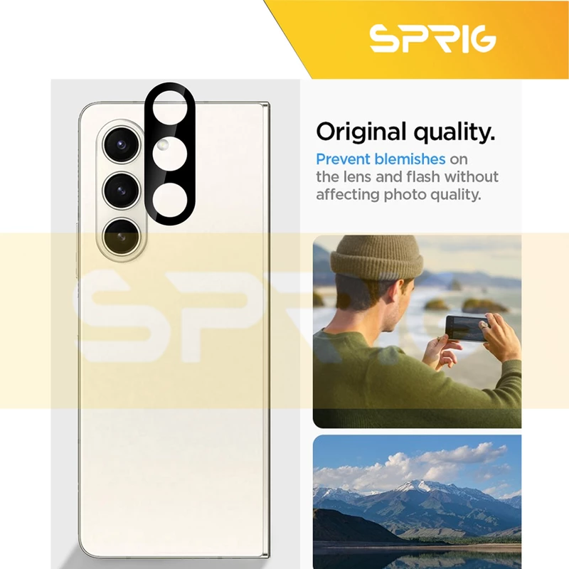 محافظ لنز دوربین اسپریگ مدل 3D-SP مناسب برای گوشی موبایل سامسونگ Galaxy Z Fold 5