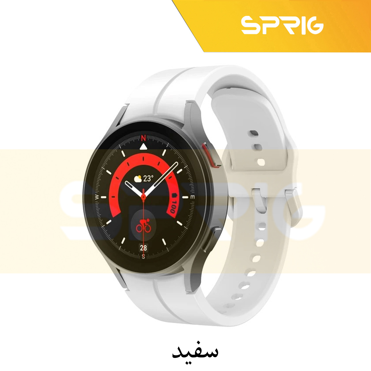 بند اسپریگ مدل Silic ORG مناسب برای ساعت هوشمند سامسونگ Galaxy Watch 4/5/6 size 40/43/44/46/47mm