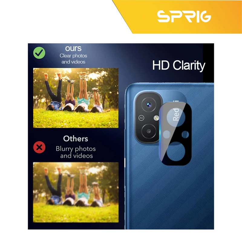 محافظ لنز دوربین اسپریگ مدل 3D-SP مناسب برای گوشی موبایل شیائومی Redmi 12C