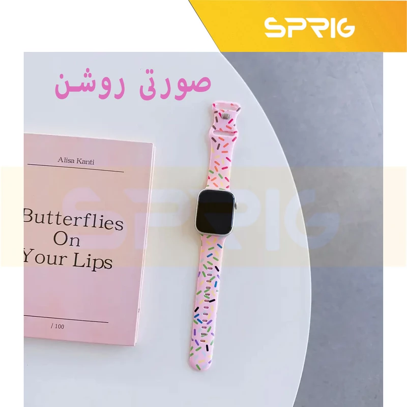 بند اسپریگ مدل Pride مناسب برای اپل واچ 42 / 44 / 45 / 49 میلی متر