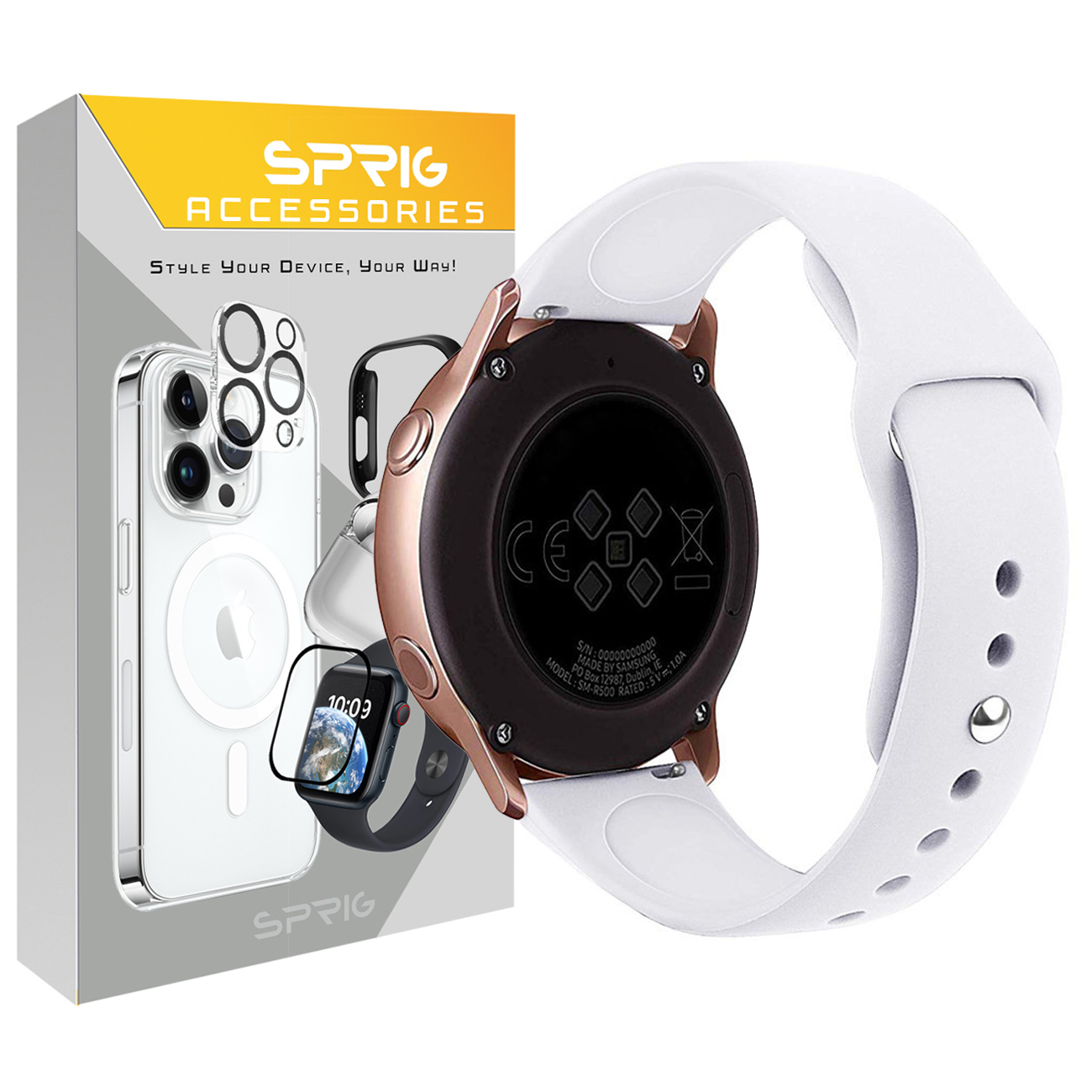 بند اسپریگ مدل SIC مناسب برای ساعت هوشمند سامسونگ Galaxy Gear S2 Classic