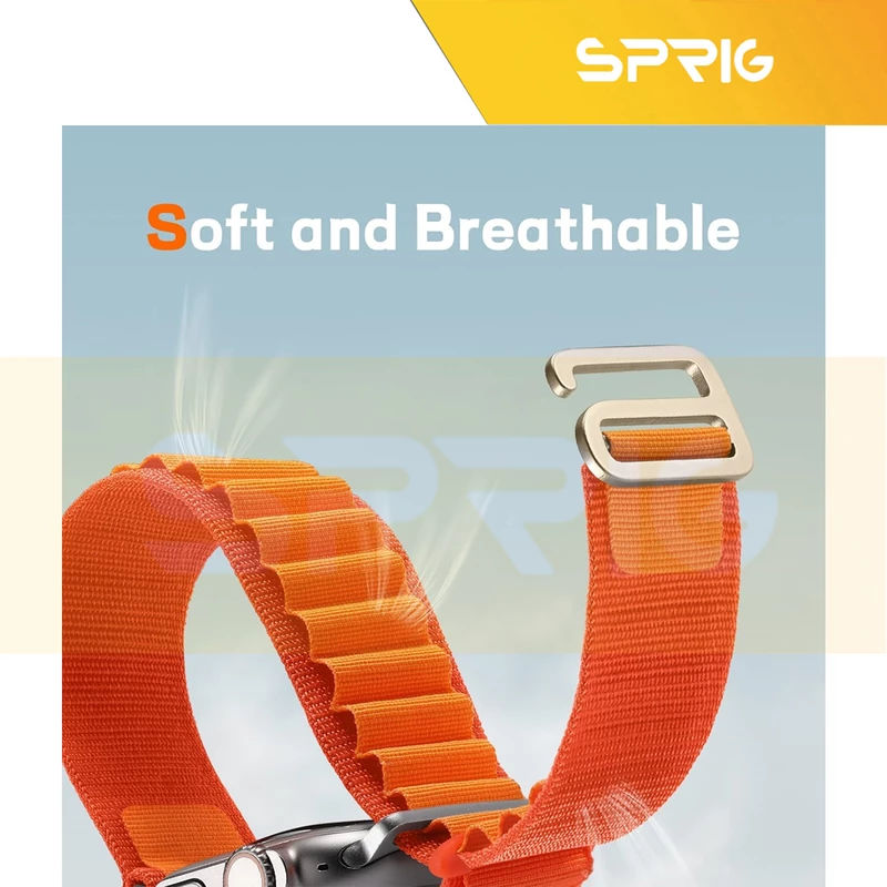 بند اسپریگ مدل Loop Alpine مناسب برای ساعت هوشمند سامسونگ Galaxy Gear Sport