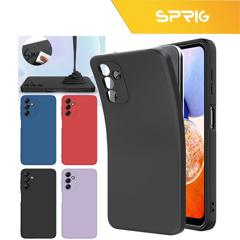 کاور اسپریگ مدل SUPD-Sic مناسب برای گوشی موبایل سامسونگ Galaxy A14 4G / A14 5G به همراه محافظ صفحه نمایش