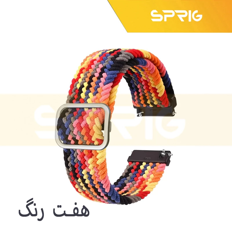 بند اسپریگ مدل Braided Loop Solo مناسب برای ساعت هوشمند سامسونگ Galaxy Watch 6 40mm / watch 6 44mm / Watch 6 Classic 43mm / Watch 6 Classic 47mm