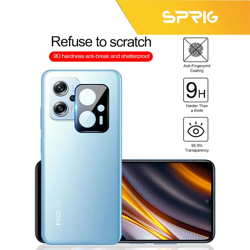 محافظ لنز دوربین اسپریگ مدل 3D-SP مناسب برای گوشی موبایل شیائومی POCO X4 GT 5G