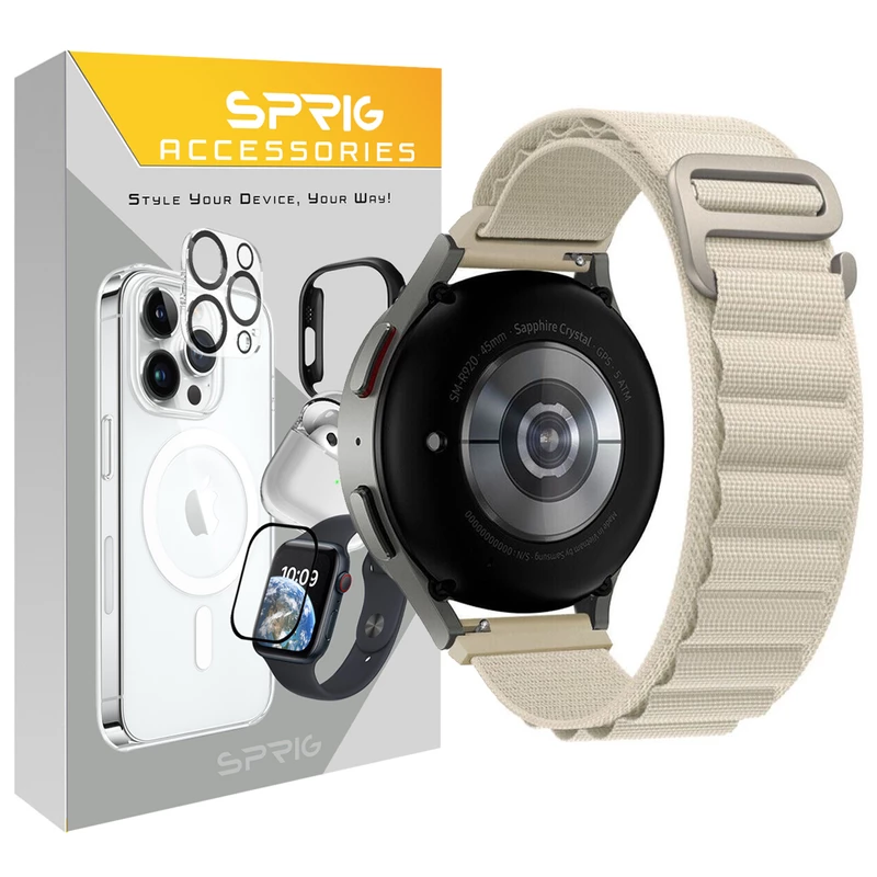 بند اسپریگ مدل Loop Alpine مناسب برای ساعت هوشمند سامسونگ Galaxy Watch 6 40mm / 6 44mm / Classic 43mm / Classic 47mm