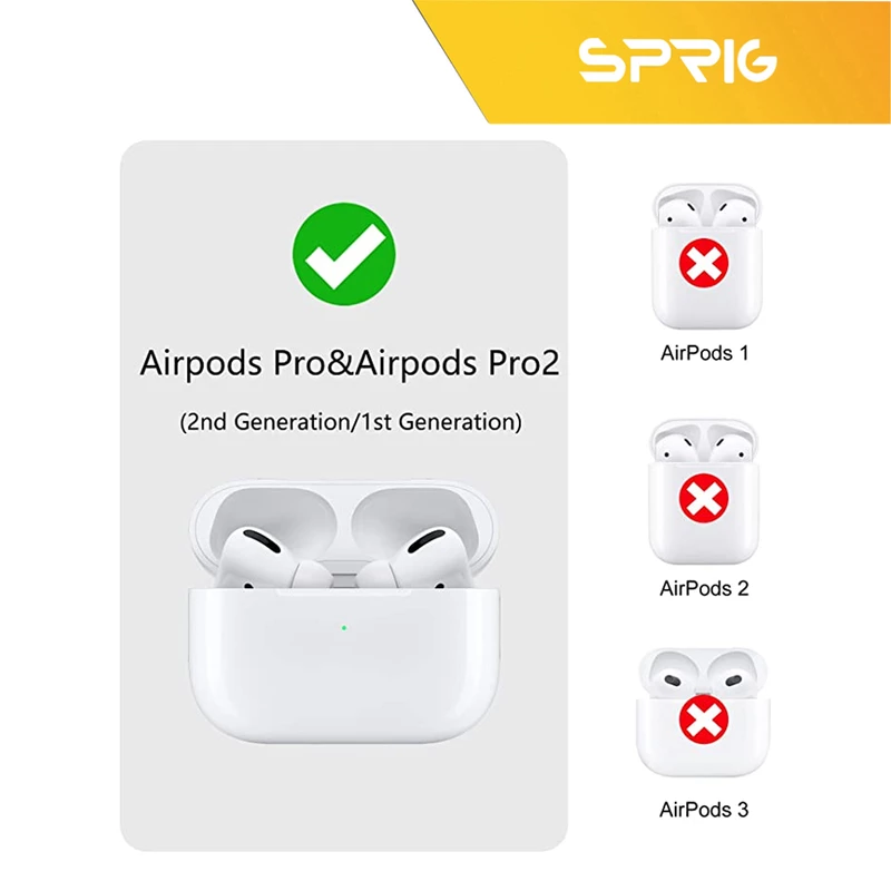 کاور اسپریگ مدل EggShell-SP مناسب برای کیس اپل Airpod Pro / Airpod Pro 2