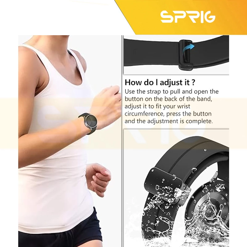 بند اسپریگ مدل Magnetic SIC مناسب برای ساعت هوشمند سامسونگ Galaxy Watch Active 1 / Active 2 40mm / Active 2 44mm / Watch 3 size 41mm / Galaxy Watch 4 40mm / watch 4 42mm / watch 4 44mm / watc