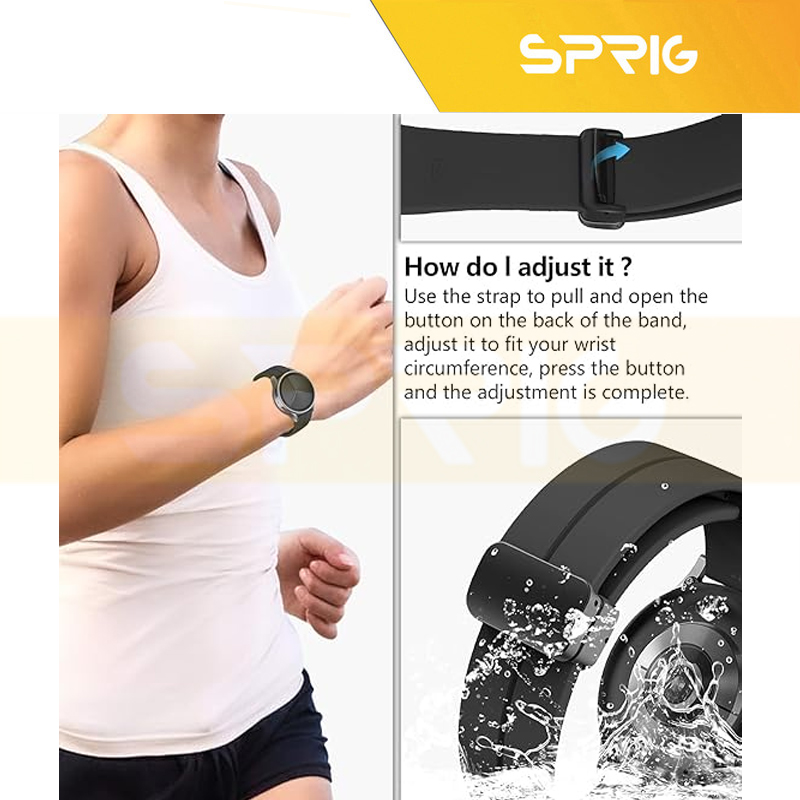 بند اسپریگ مدل Magnetic SIC مناسب برای ساعت هوشمند شیائومی Amazfit BIP 3 / BIP 3 Pro / GTS 4 mini / GTS 3
