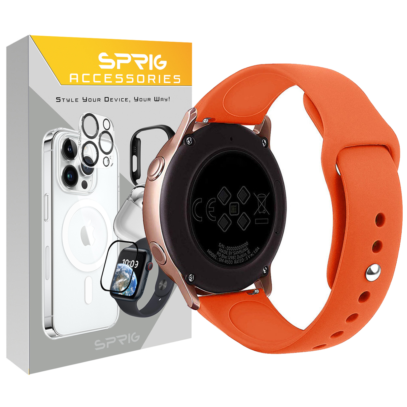 بند اسپریگ مدل SIC TW مناسب برای ساعت هوشمند سامسونگ Galaxy Gear S3 Frontier SM-R760