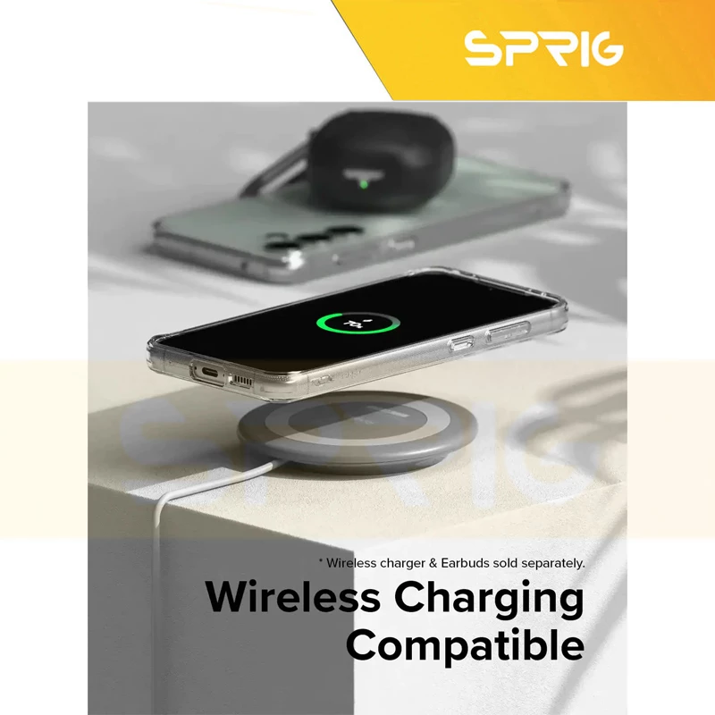 کاور اسپریگ مدل Clear-SP مناسب برای گوشی موبایل سامسونگ Galaxy S23 FE 5G به همراه محافظ صفحه نمایش گوشی