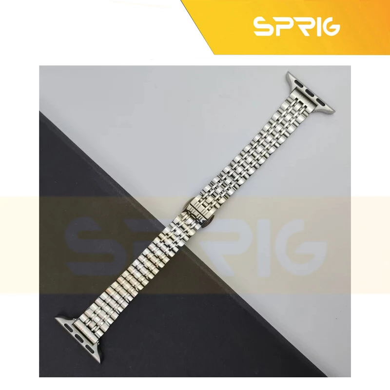 بند اسپریگ مدل 7Bead Thin مناسب برای اپل واچ Series 7 45mm / Series 8 45mm / Series 9 45mm