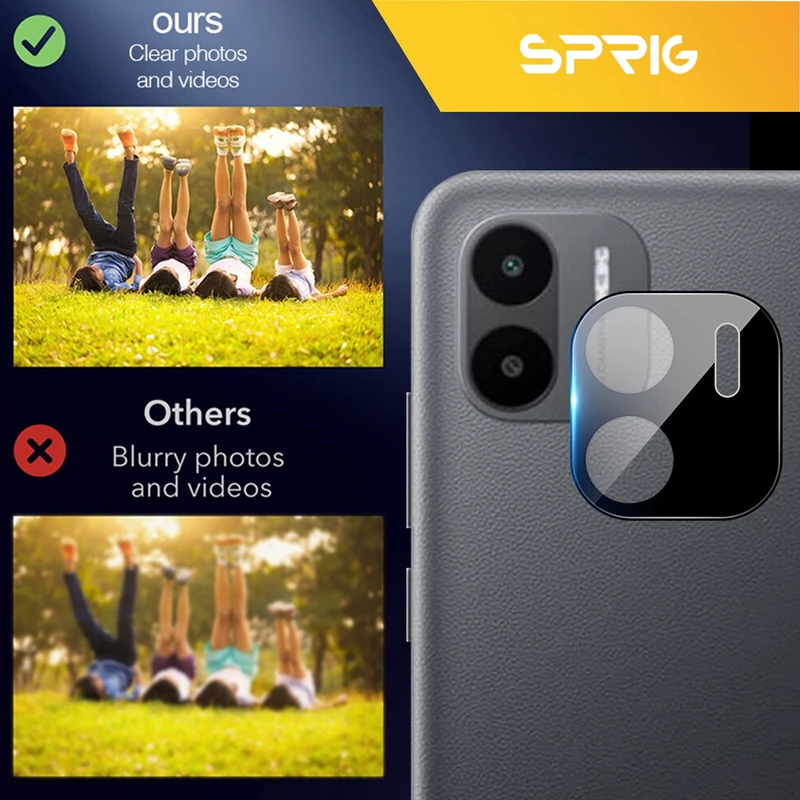 محافظ لنز دوربین اسپریگ مدل 3D-SP مناسب برای گوشی موبایل شیائومی Poco C50