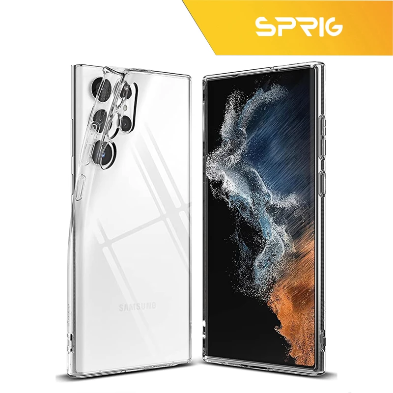 کاور اسپریگ مدل Clear-FU مناسب برای گوشی موبایل سامسونگ Galaxy S22 Ultra به همراه محافظ صفحه نمایش