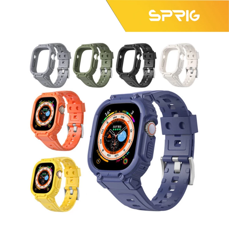 بند اسپریگ مدل Armor G-Shock مناسب برای اپل واچ Ultra 49 میلیمتری
