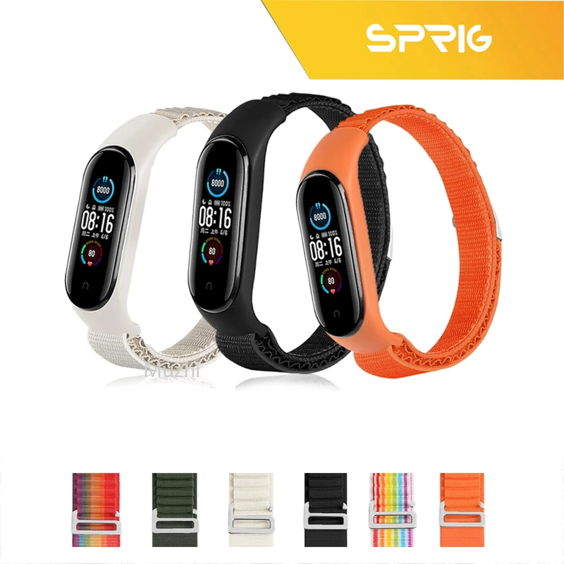 بند اسپریگ مدل Loop Alpine مناسب برای ساعت هوشمند شیائومی mi band 7