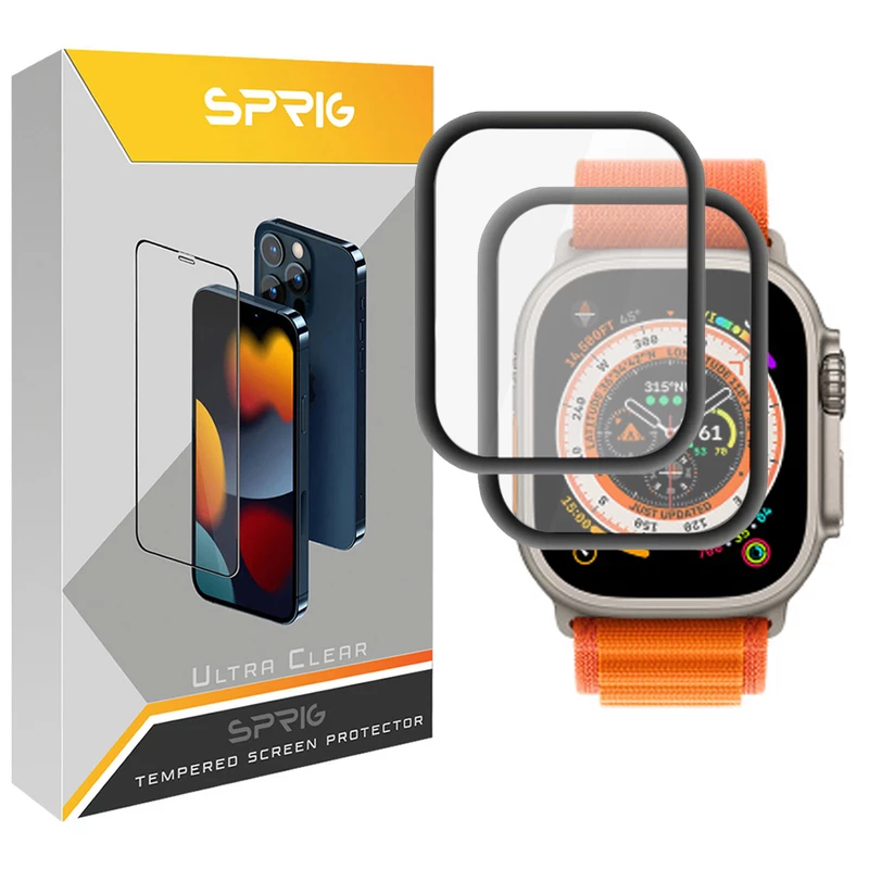 محافظ صفحه نمایش نانو اسپریگ مدل SPG مناسب برای ساعت هوشمند هاینو تکو T89 Ultra / T99 Ultra Max بسته دو عددی