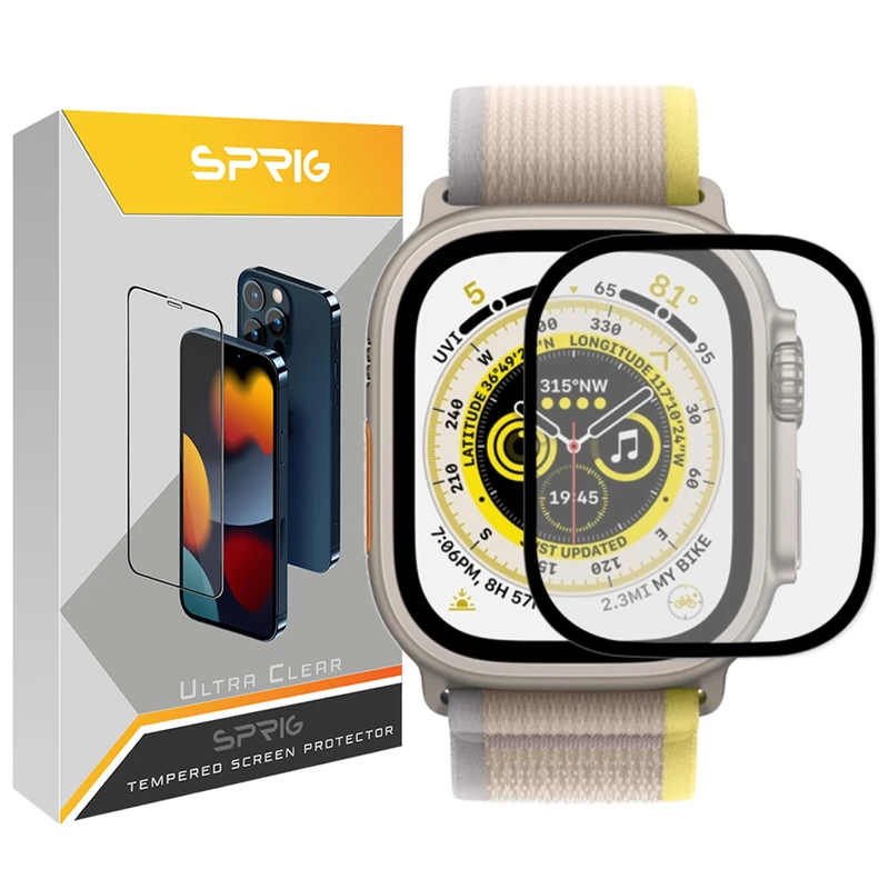 محافظ صفحه نمایش مات اسپریگ مدل MSPG مناسب برای اپل واچ سری Ultra 49 mm