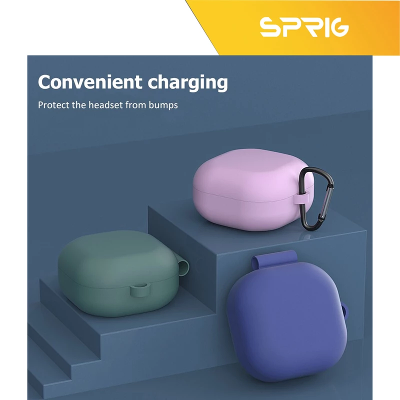 کاور اسپریگ مدل SiC-SP مناسب برای هدفون بی سیم سامسونگ galaxy buds 2 / buds pro / buds live / buds 2 Pro
