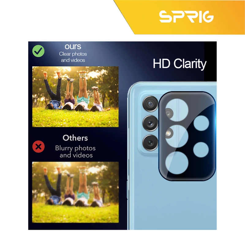 محافظ لنز دوربین سرامیکی اسپریگ مدل 3D-SP مناسب برای گوشی موبایل سامسونگ Galaxy A33 5G
