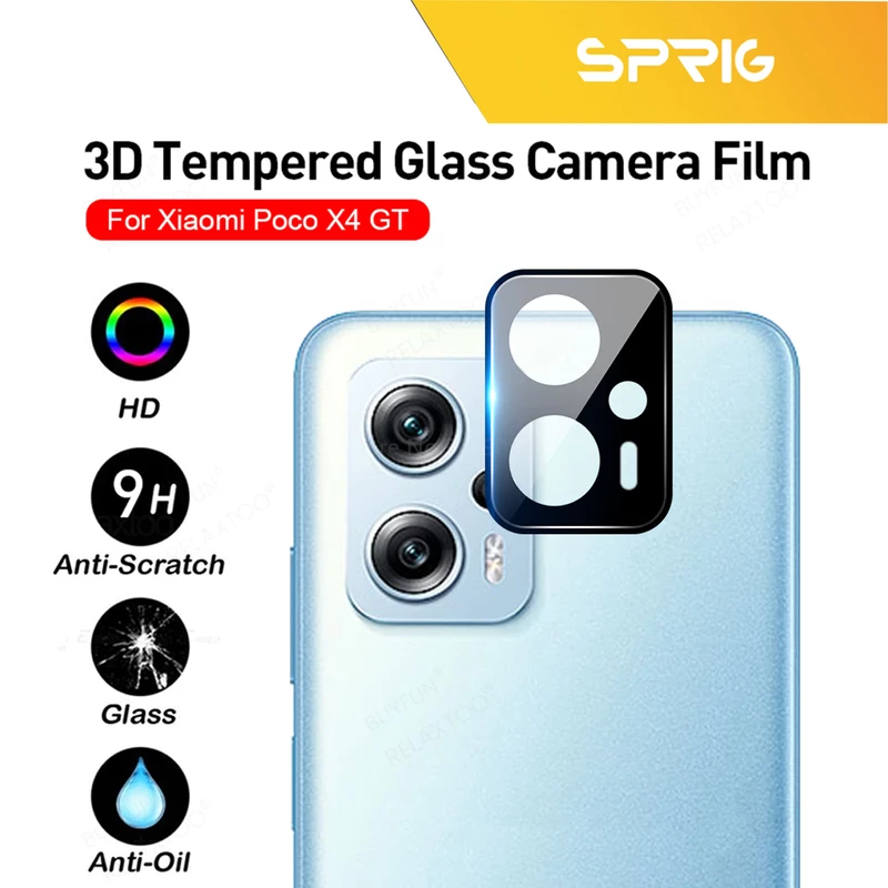 محافظ لنز دوربین اسپریگ مدل 3D-SP مناسب برای گوشی موبایل شیائومی POCO X4 GT 5G