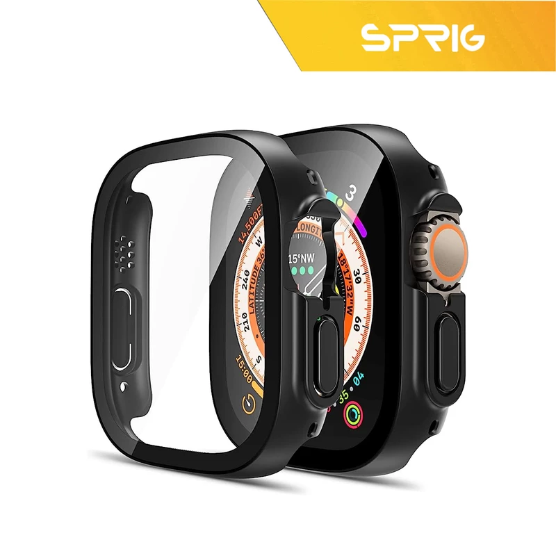 کاور اسپریگ مدل Cover-SC360 مناسب برای اپل واچ Ultra 49 میلیمتری به همراه محافظ صفحه نمایش