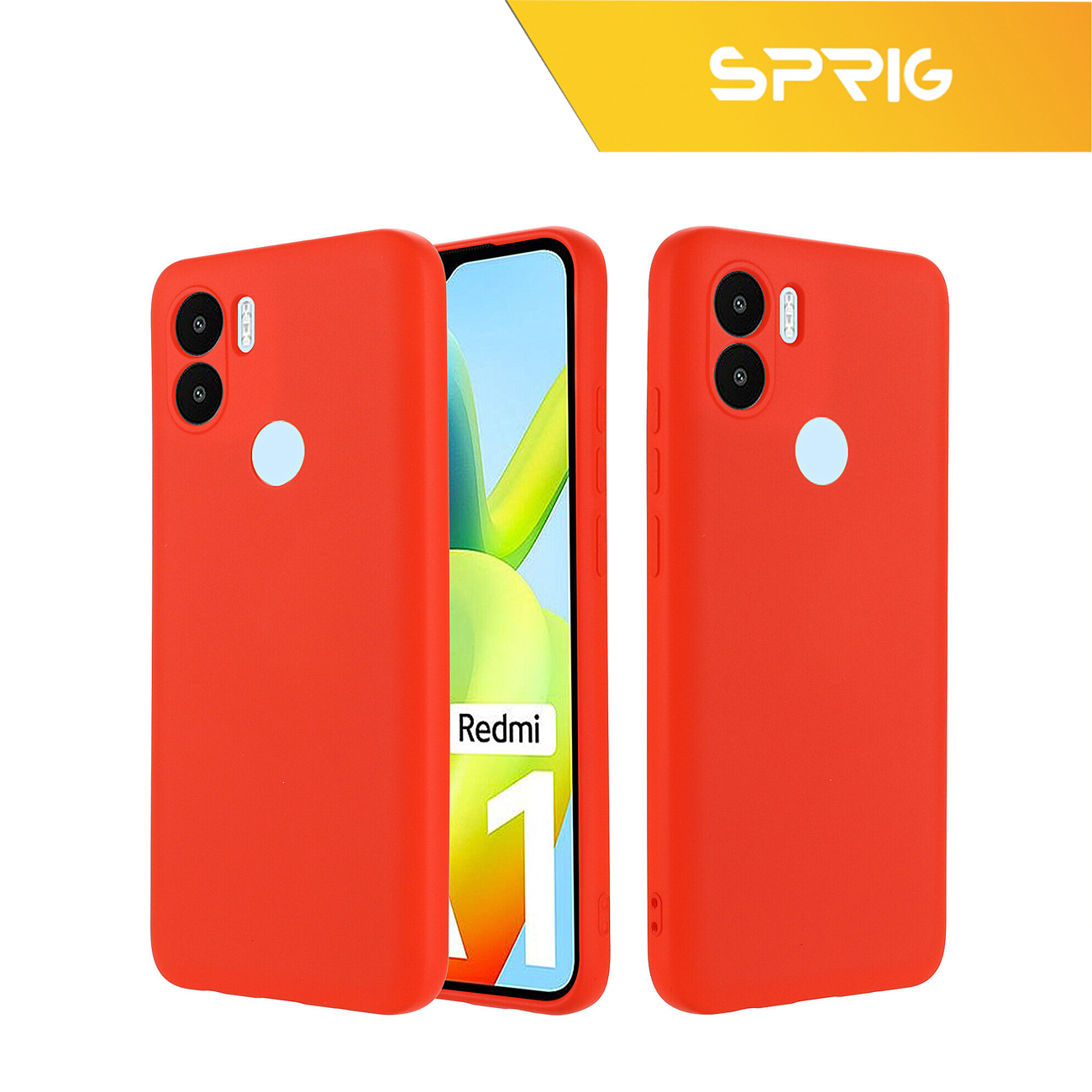 کاور اسپریگ مدل Full-Sic مناسب برای گوشی موبایل شیائومی Redmi A1 Plus به همراه محافظ صفحه نمایش