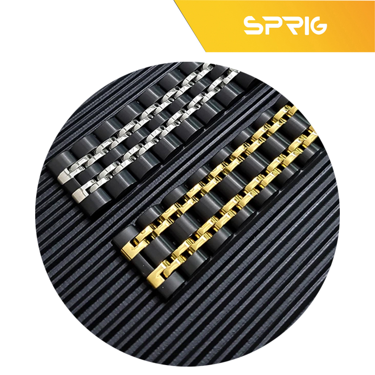 بند اسپریگ مدل 7Bid BLK مناسب برای ساعت هوشمند آمیزفیت GTS / GTS 2 / GTS 2 mini