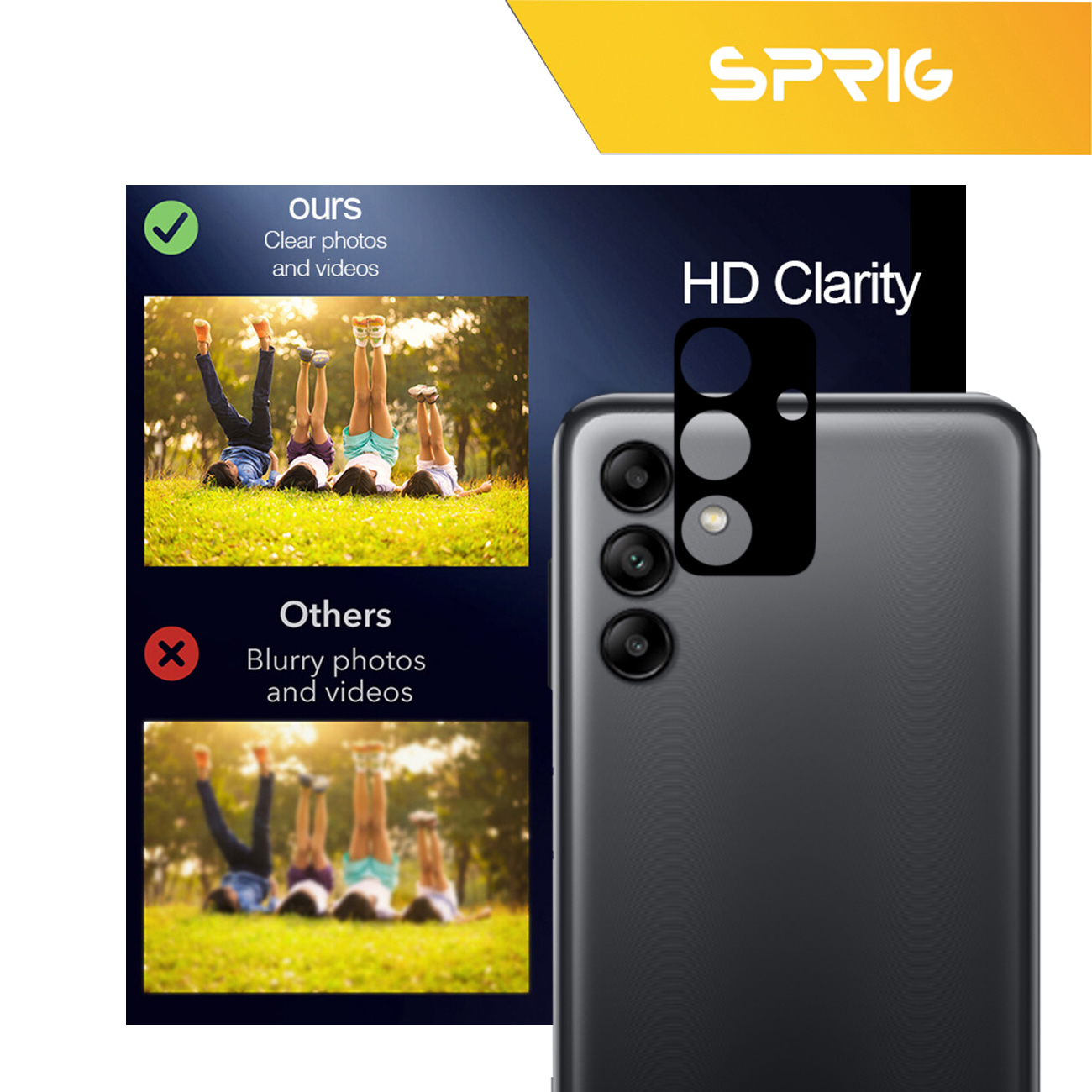 محافظ لنز دوربین اسپریگ مدل SPFZ مناسب برای گوشی موبایل سامسونگ Galaxy Note 10 lite / A81