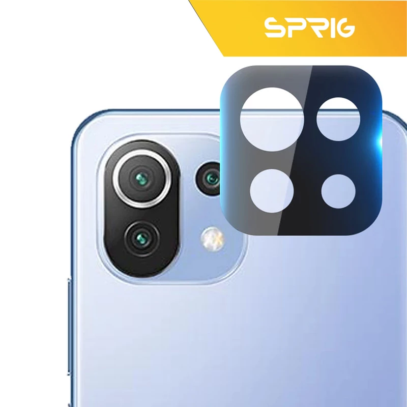 محافظ لنز دوربین اسپریگ مدل 3D-FU مناسب برای گوشی موبایل شیائومی Mi 11 lite 5G / 11 lite 5G ne به همراه محافظ صفحه نمایش و محافظ پشت گوشی