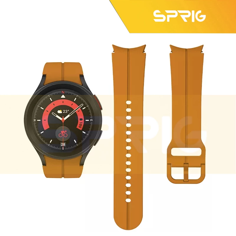 بند اسپریگ مدل Silic ORG مناسب برای ساعت هوشمند سامسونگ Galaxy Watch 4 40mm / Watch 5 40mm