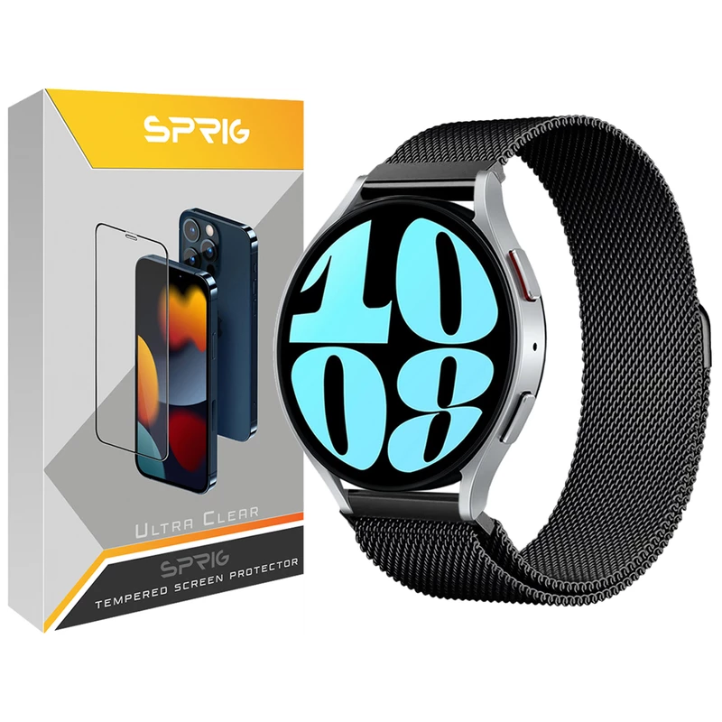 بند اسپریگ مدل Milanese مناسب برای ساعت هوشمند سامسونگ Galaxy Watch 6 40mm