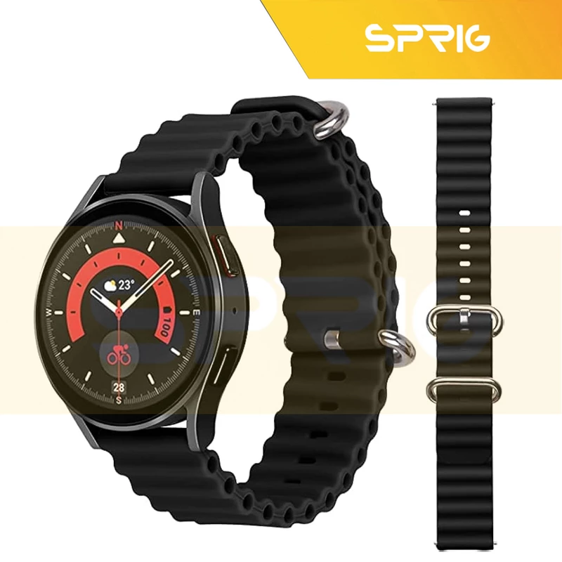 بند اسپریگ مدل Ocean-Guard مناسب برای ساعت هوشمند سامسونگ Galaxy Watch 5 40mm به همراه کاور