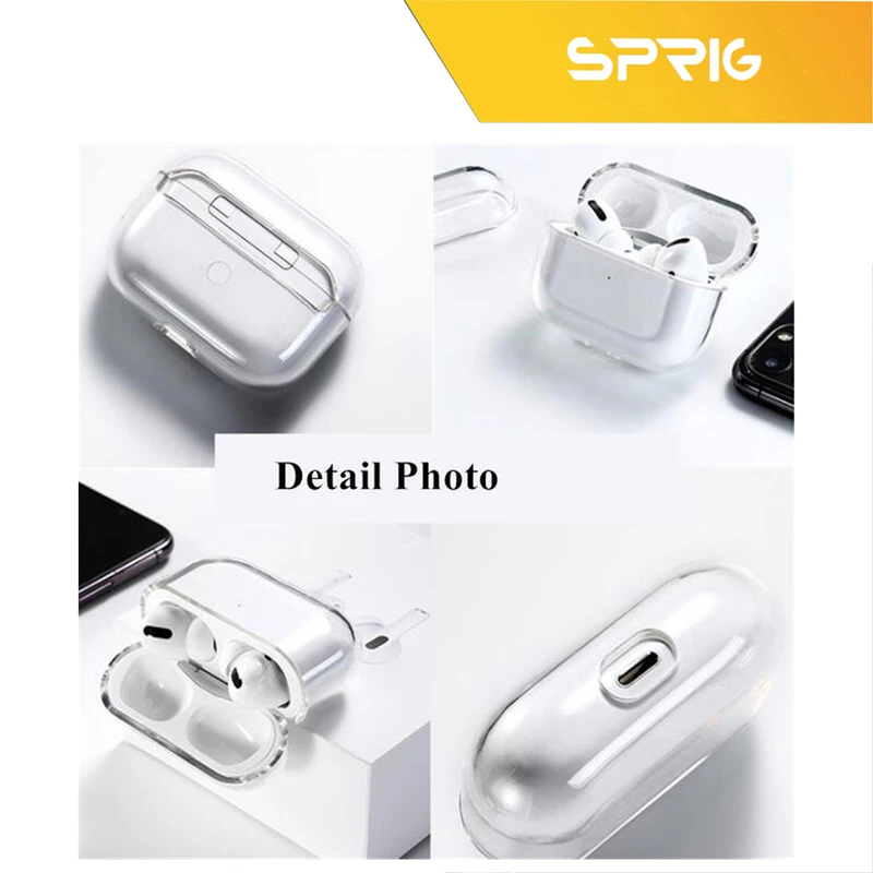 کاور اسپریگ مدل Transparent Guard مناسب برای کیس اپل ایرپاد Airpod Pro / Airpod pro 2