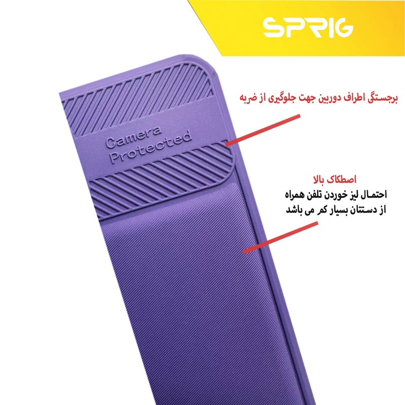 کاور اسپریگ مدل Camera Protection مناسب برای گوشی موبایل شیائومی Redmi A1 Plus