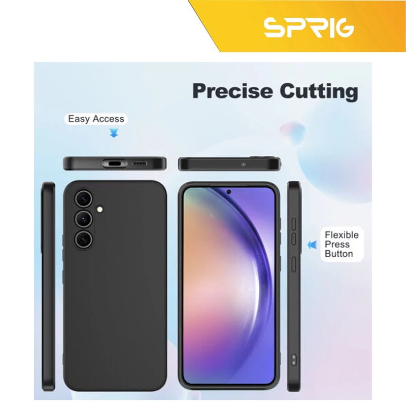 کاور اسپریگ مدل Silic مناسب برای گوشی موبایل سامسونگ Galaxy A34 5G
