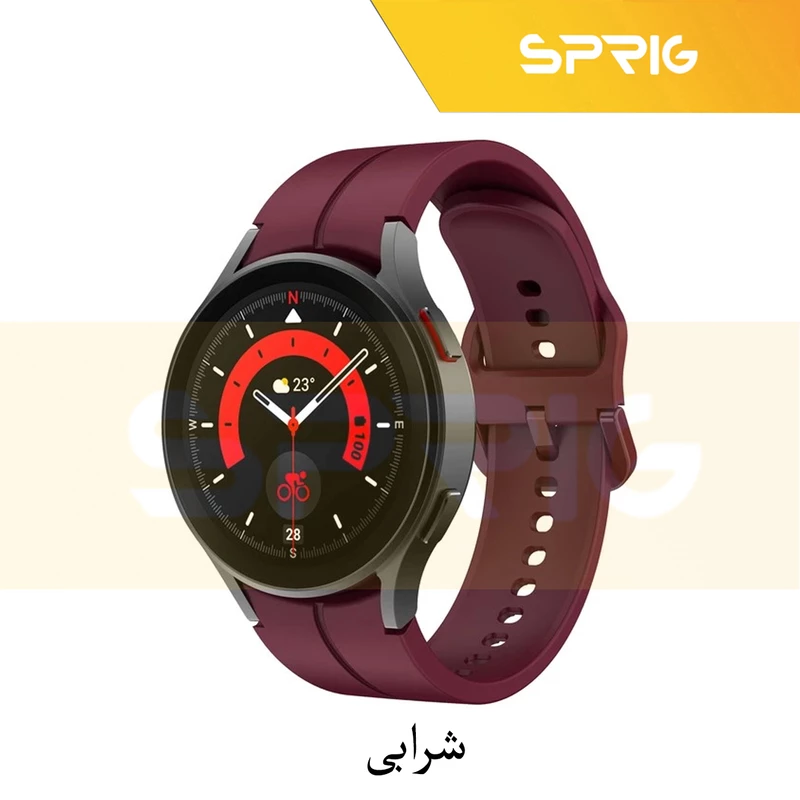 بند اسپریگ مدل Silic ORG مناسب برای ساعت هوشمند سامسونگ Galaxy Watch 6 40mm / 44mm / Classic 43mm / Classic 47mm